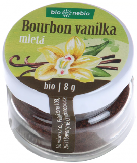 Bio bourbon vanilka mletá 8g