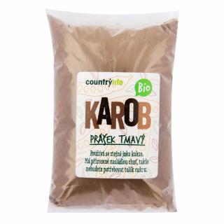 Bio karobový prášek tmavý 500g