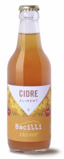 Bio Kliment Cidre Zázvor 3 % vol. Bacilli 330ml