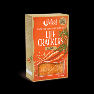 Bio life crackers mrkvánky 80 g raw