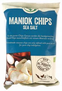 Bio maniokové chipsy s mořskou solí 100 g