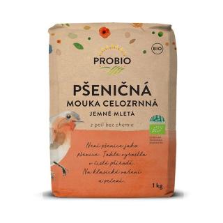 Bio mouka pšeničná celozrnná jemná 1 kg