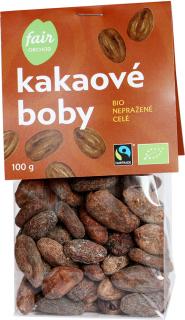 Bio nepražené kakaové boby celé 100 g