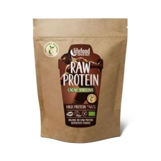 BIO Protein kakaový se spirulinou RAW 450g LIFEFOOD