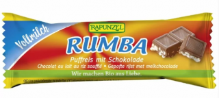 BIO Rumba pufovaná rýže v mléčné čokoládě 21g