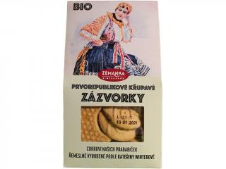 Bio sušenky se zázvorem 100g