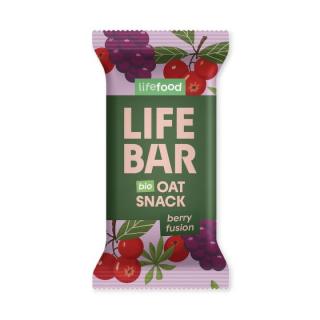 BIO Tyčinka Lifebar Oat Snack ovocný 40g LIFEFOOD