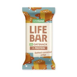 BIO Tyčinka Lifebar Oat Snack proteinová slaný karamel 40g