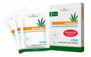 Cannaderm mentholka chladivá náplast new 3 ks