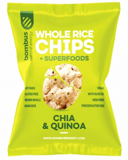 Celozrnné rýžové chipsy chia & quinoa 60g
