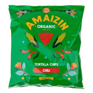 Chipsy kukuřičné chilli bio 75g