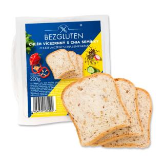 Chléb vícezrnný s chia semínky bezlepku 200 g