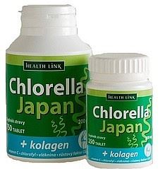 Chlorella japan + kolagen 750 tablet
