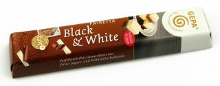 Čokoládová tyčinka z mléčné a bílé čokolády 45 g