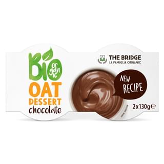 Dezert ovesný čokoláda 2x130 g BIO THE BRIDGE COUNTRY LIFE