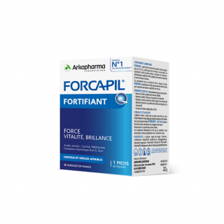 FORCAPIL FORTIFIANT SÍLA, VITALITA, LESK PRO VLASY, NEHTY 60 TOBOLEK