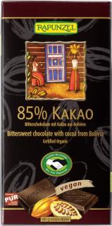 Hořká čokoláda 85% bio 80g