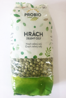 Hrách zelený celý 500 g BIO