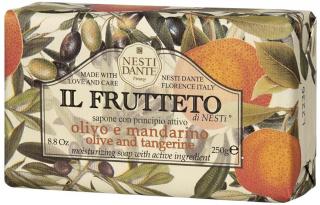 Il Frutteto olivo e mandarino mýdlo 250g