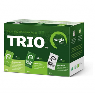 Japonský čaj matcha trio 75g
