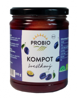 Kompot švestkový 510 g BIO