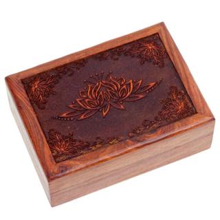 Krabička na taroty lotos dřevo