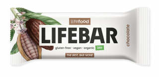 Lifebar tyčinka čokoládová raw bio 40g