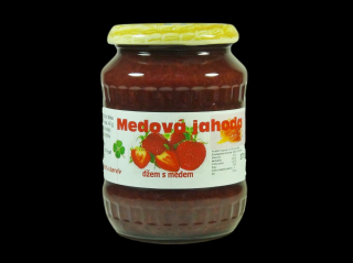 Medová jahoda džem 370g