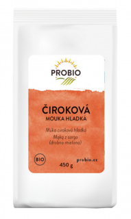 Mouka čiroková hladká stopy lepku 450 g BIO