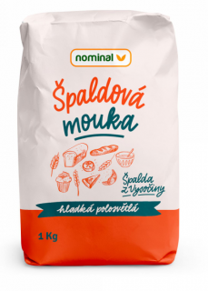 Mouka špaldová hladká polosvětlá Nominal 1 kg