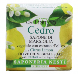 Mýdlo cedro dal frantoio Citron 100g