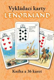 MYSTICKÁ LENORMAND 36 KARET + KNIHA, KOSMAS