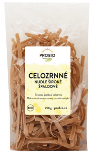 Nudle špaldové celozrnné široké 250 g bio