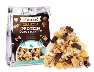 PROTEINOVÁ GRANOLA Z PECE ČOKOLÁDA A MANDLE DO KAPSY 70G