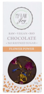 Raw čokoláda květy bio  30g