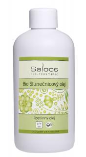 Saloos Bio slunečnicový rostlinný olej lisovaný za studena 250 ml