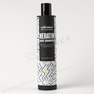 Šampón na vlasy s keratinem café mimi 300 ml