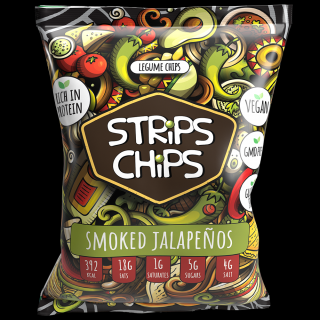 Strips chips smoked jalapeňos 90g
