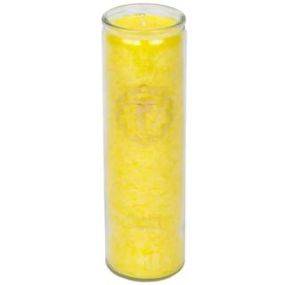 Svíce čakrová žlutá 21x6,5cm