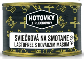 Svíčková na smetaně lactofree s hovězím masem 400g