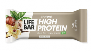 Tyčinka Lifebar proteinová s ořechy a vanilkou 40g