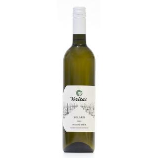 Víno bílé Solaris ročník 2021 – pozdní sběr (polosladké) 750 ml BIO