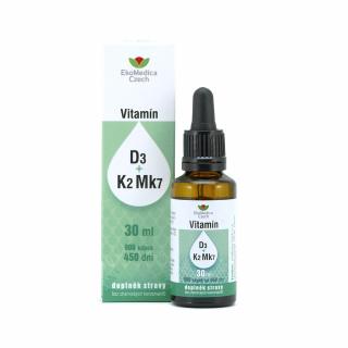 Vitamín D3+K2 Mk7 30ml  VIESTE GROUP S.R.O.