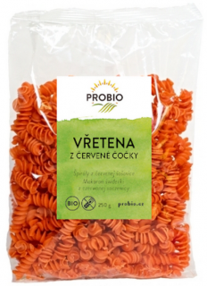 Vřetena z červené čočky 250 g BIO