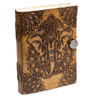 Zápisník slon kožený