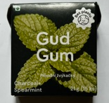 ŽVÝKAČKY SPEARMINT + ŽIVOČIŠNÉ UHLÍ 21G/15KS GUDGUM