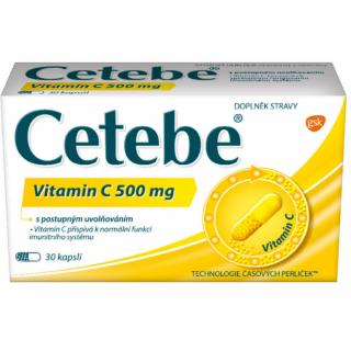 Cetebe Vitamin C 500 mg 30 tobolek