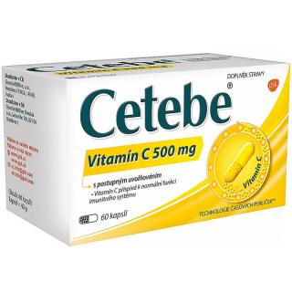 Cetebe Vitamin C 500 mg 60 tobolek