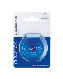 Curaprox DF 834 zubní nit Floss medium mátovým 50 m