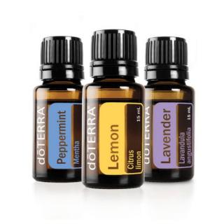 DoTerra Trio Esenciálních olejů citrón. levandule, máta 3x5 ml